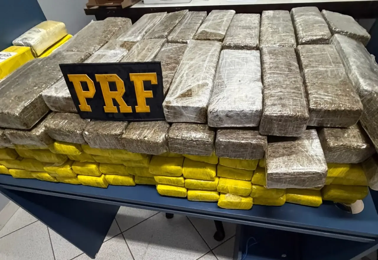 100 kg de maconha são apreendidos em Água Doce