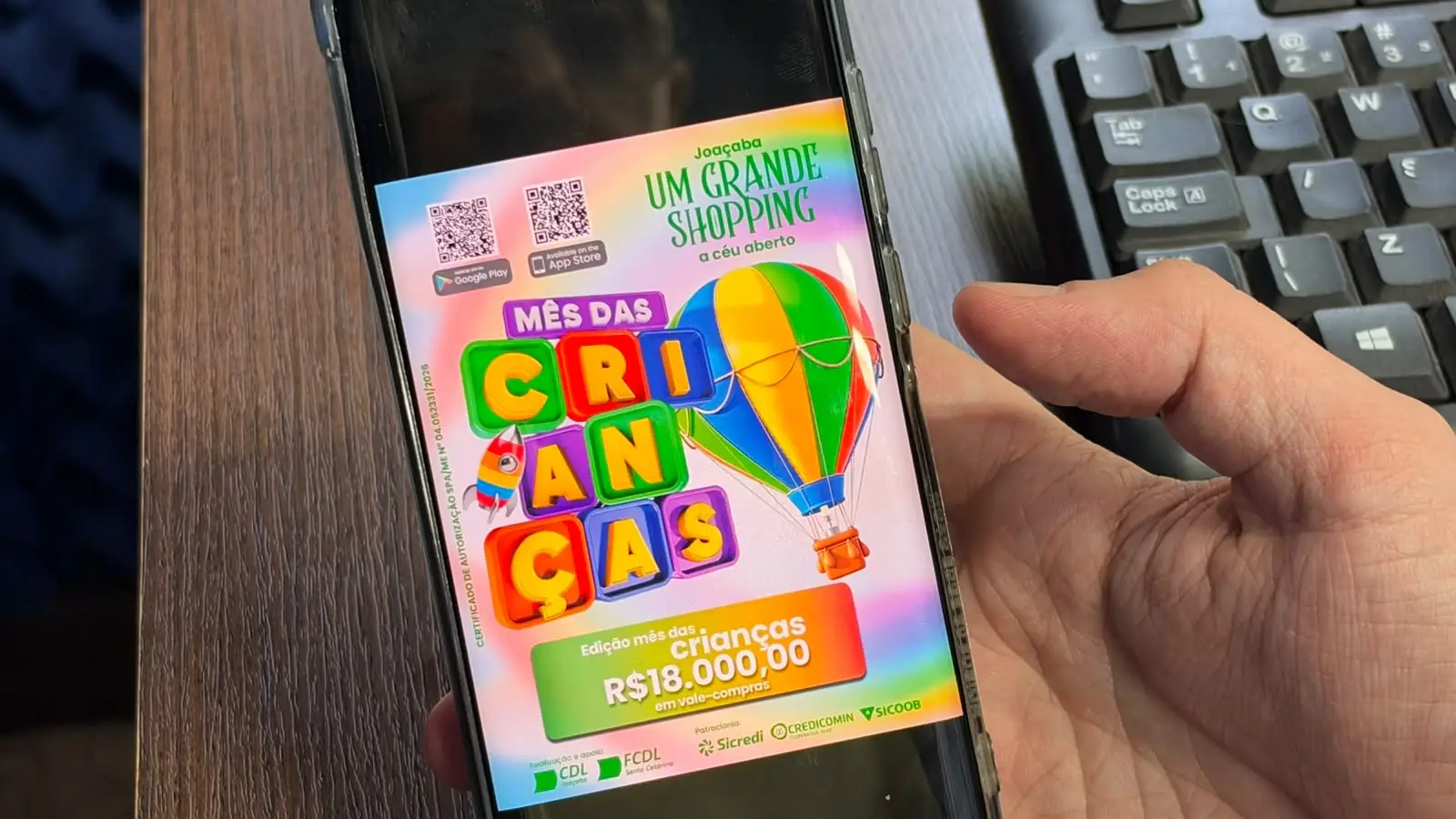 CDL Joaçaba divulga lista com os 19 ganhadores da campanha Mês das Crianças