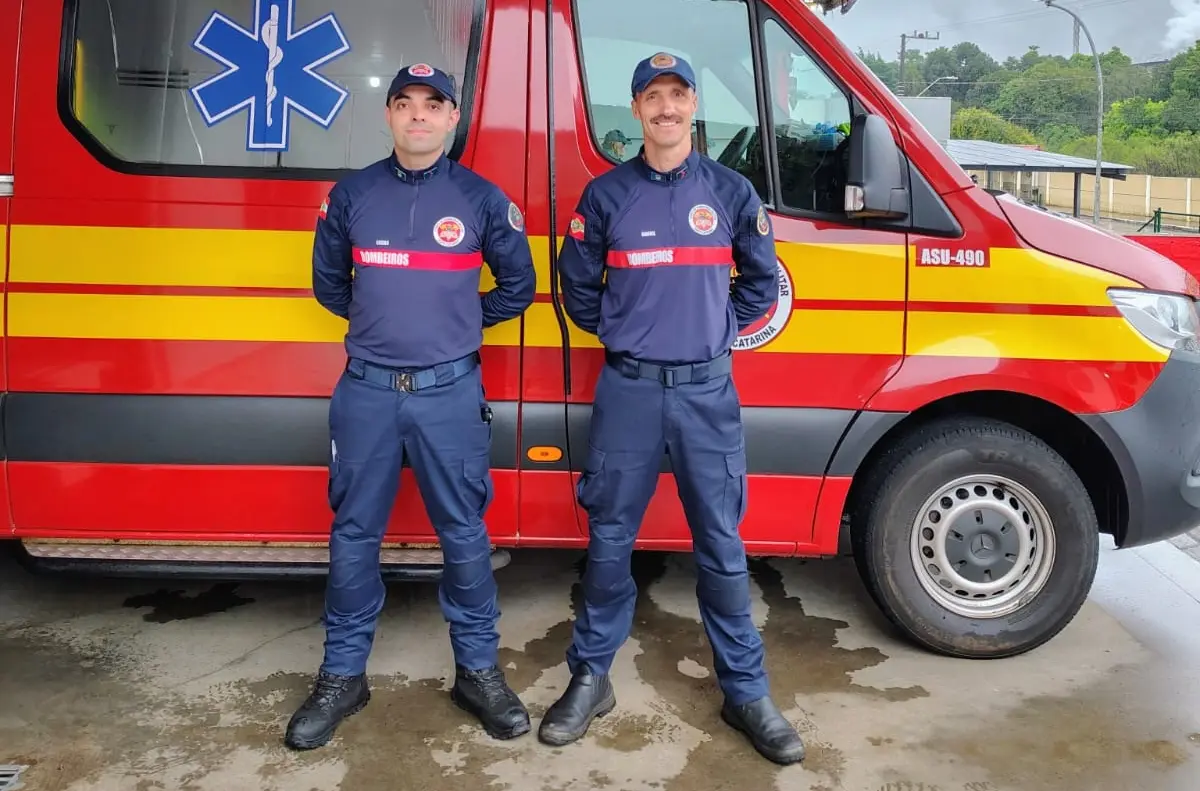 Em um intervalo de quatro dias, Corpo de Bombeiros de Fraiburgo salva duas bebês recém-nascidas engasgadas