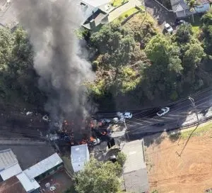 PM detalha acidente na Serra de Capinzal: caminhão teria perdido freios, e motorista estava com CNH suspensa