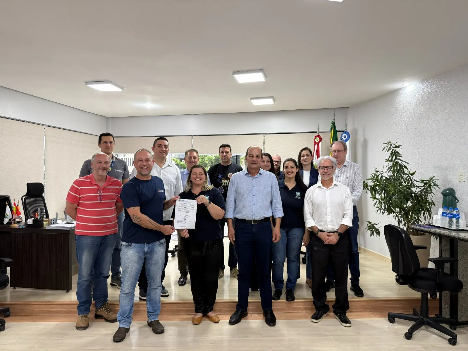 Prefeitura de Joaçaba assina ordem de serviço para reforma e adequação de acessibilidade do CEFREI