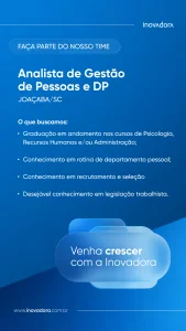 Analista de Gestão de Pessoas e DP