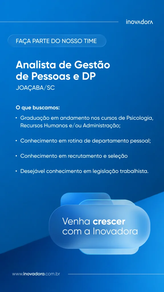 Analista de Gestão de Pessoas e DP