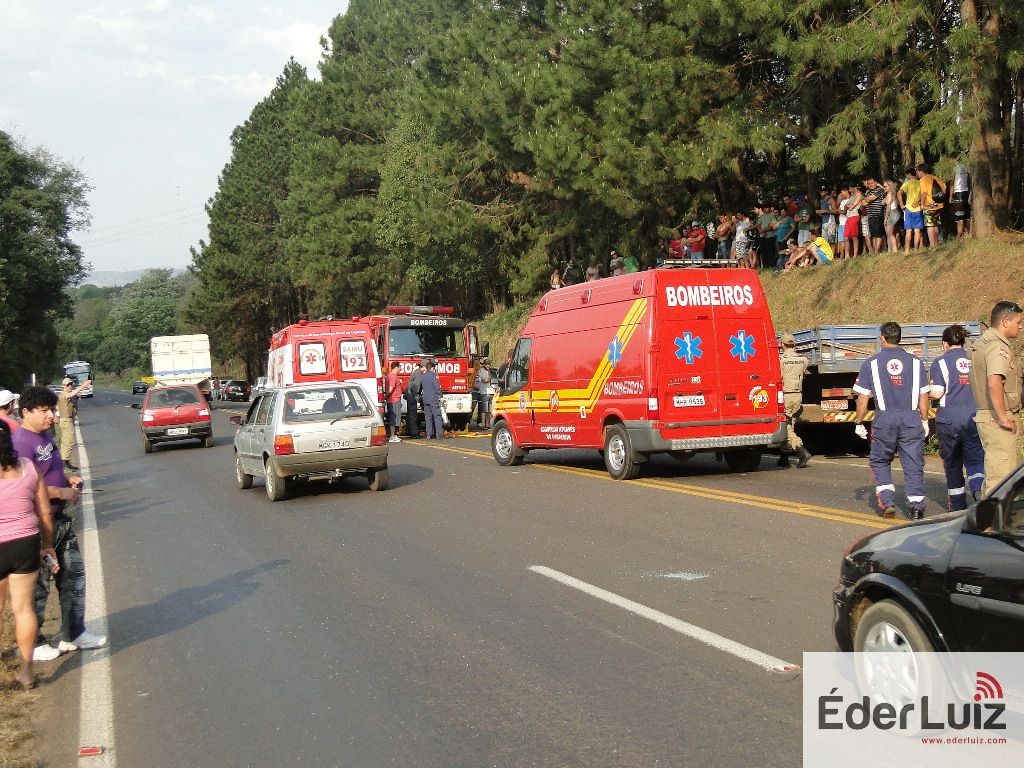 Tragédia em Joaçaba- Três mortes na BR-282