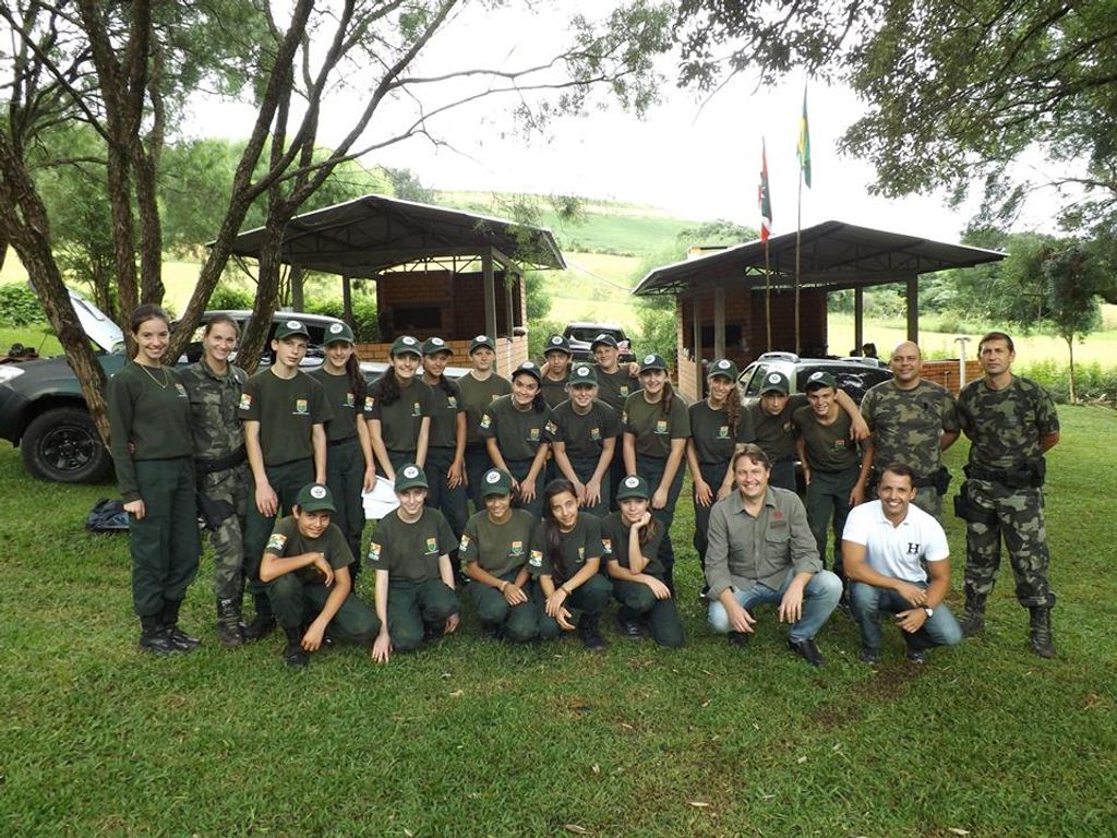 Protetores ambientais – Turma participou de acampamento em Herval d´Oeste