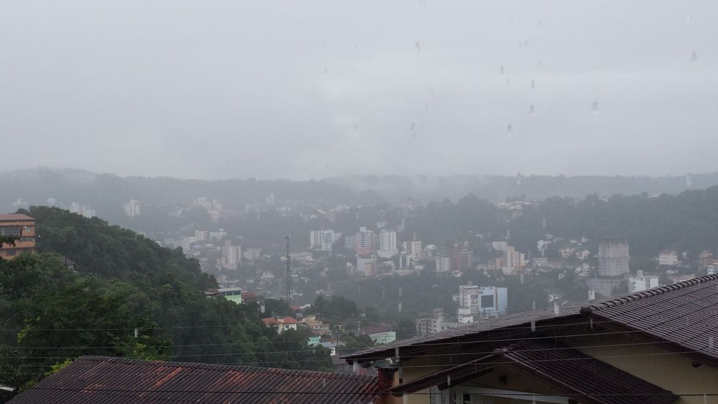 Risco de temporais para o estado nesta quarta-feira