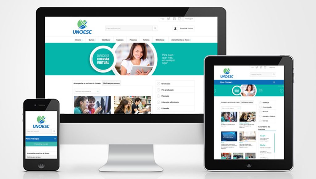 Unoesc lança novo site