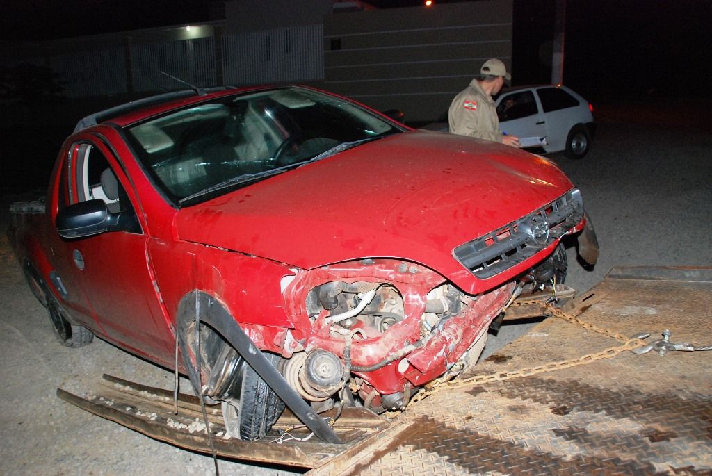 Acidente em Joaçaba deixa motorista ferido