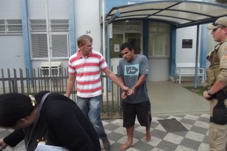 Ladrão se joga no Rio do Peixe para fugir da PM