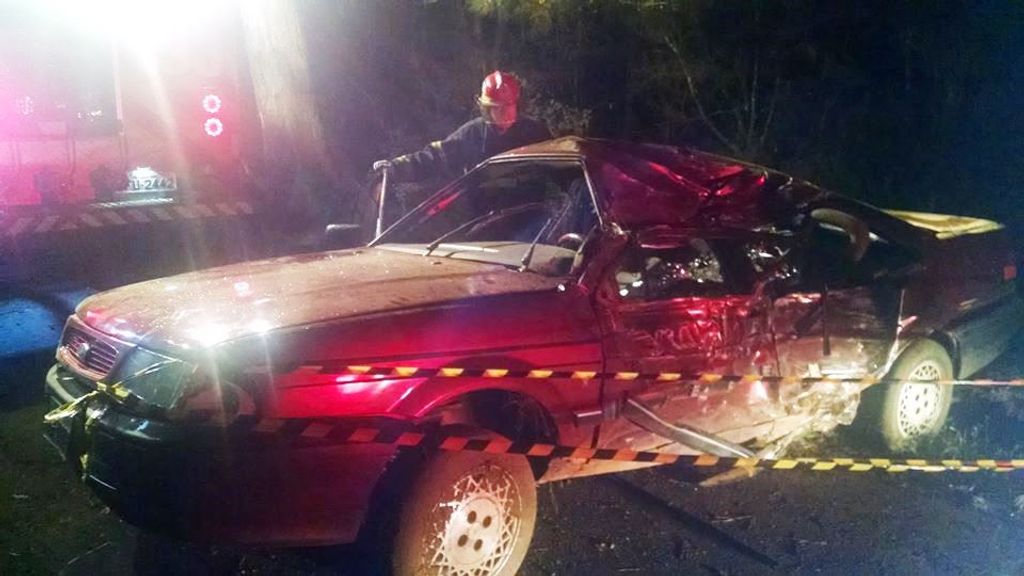 Removida árvore na SC-150 em Água Doce onde ocorreram dois acidentes fatais