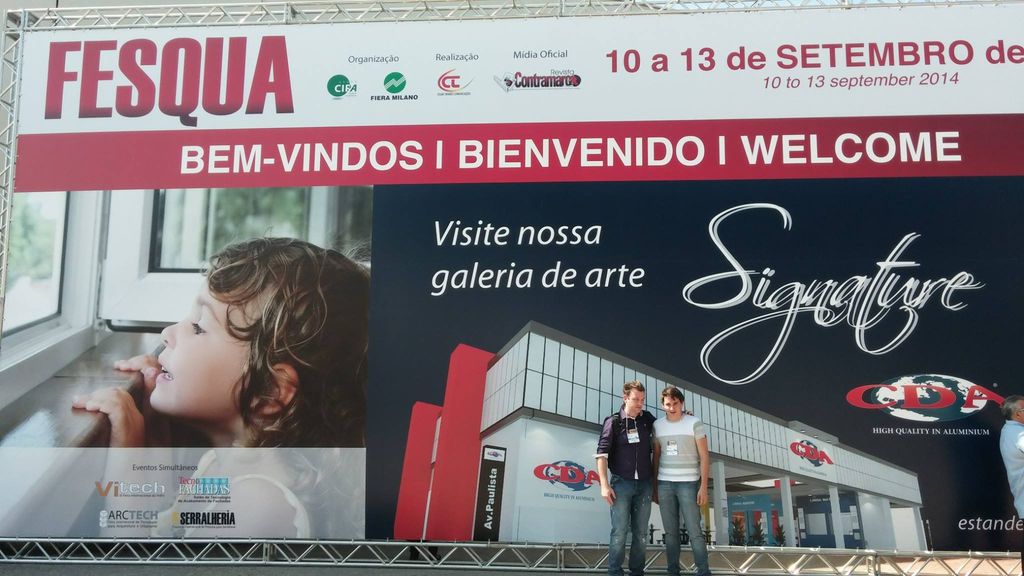 Zanesco visita a maior feira de esquadrias da América Latina