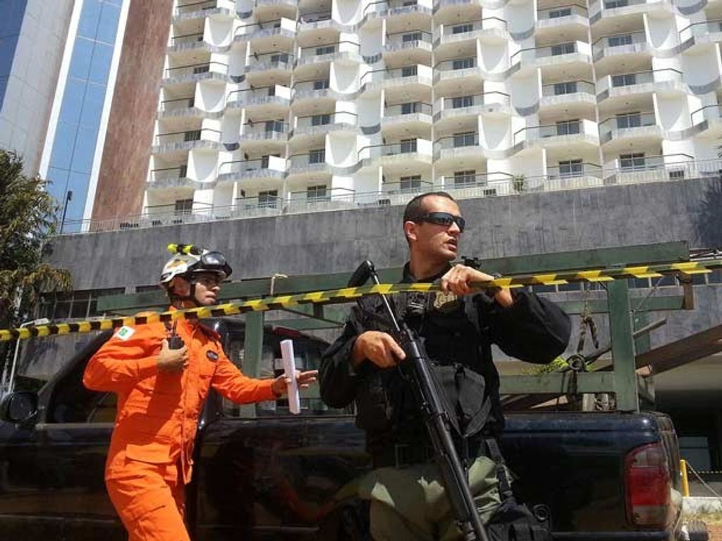 Tensão em Brasília – Homem armado ameaça explodir hotel