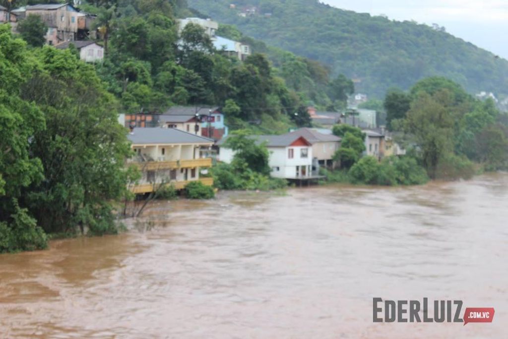 Epagri/Ciram divulga alerta sobre a situação do nível do Rio do Peixe em Joaçaba