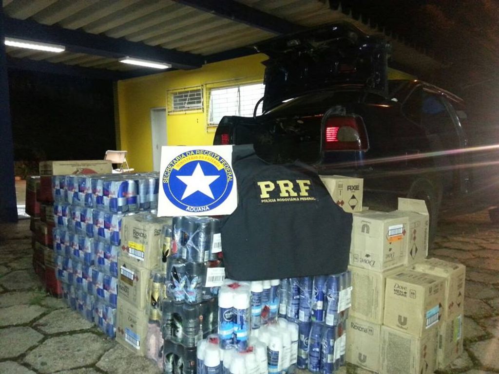 PRF apreende contrabando em Campos Novos e Chapecó 