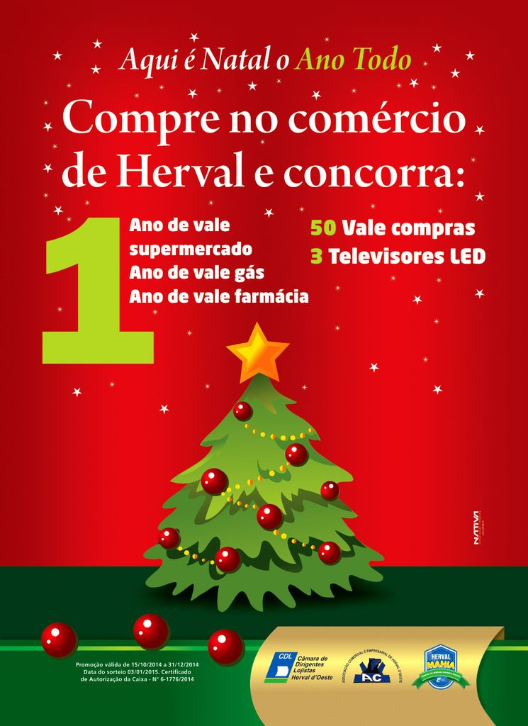 CDL de Herval promove lançamento da Campanha de Natal e Herval Mania