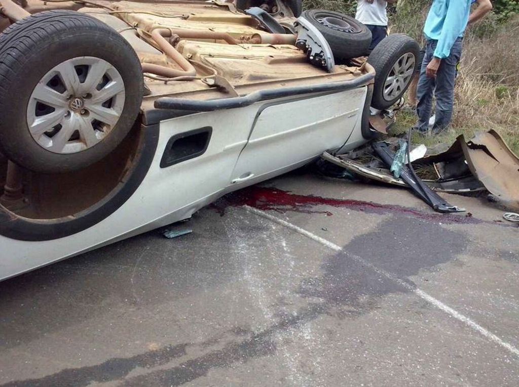 Acidente em Jaborá deixa estudante da Unoesc ferida
