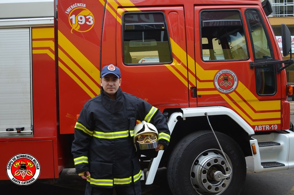 Bombeiro que atua em Joaçaba participará de treinamento na Alemanha
