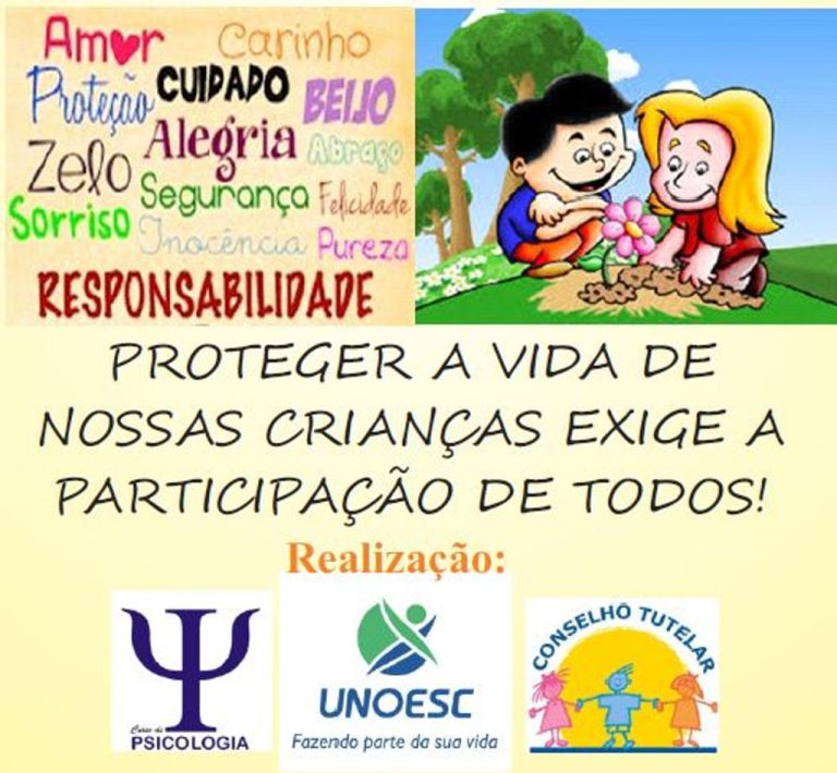Sábado em Joaçaba terá conscientização contra a violência infantil