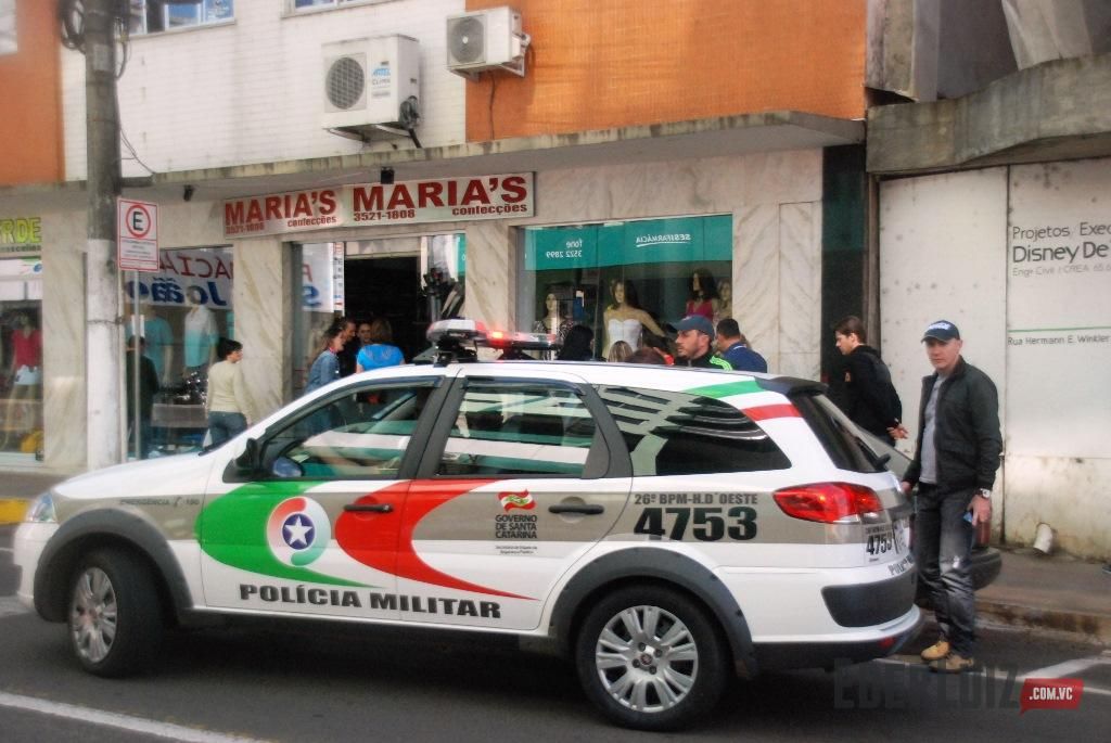 Mulher é detida no Centro de Joaçaba