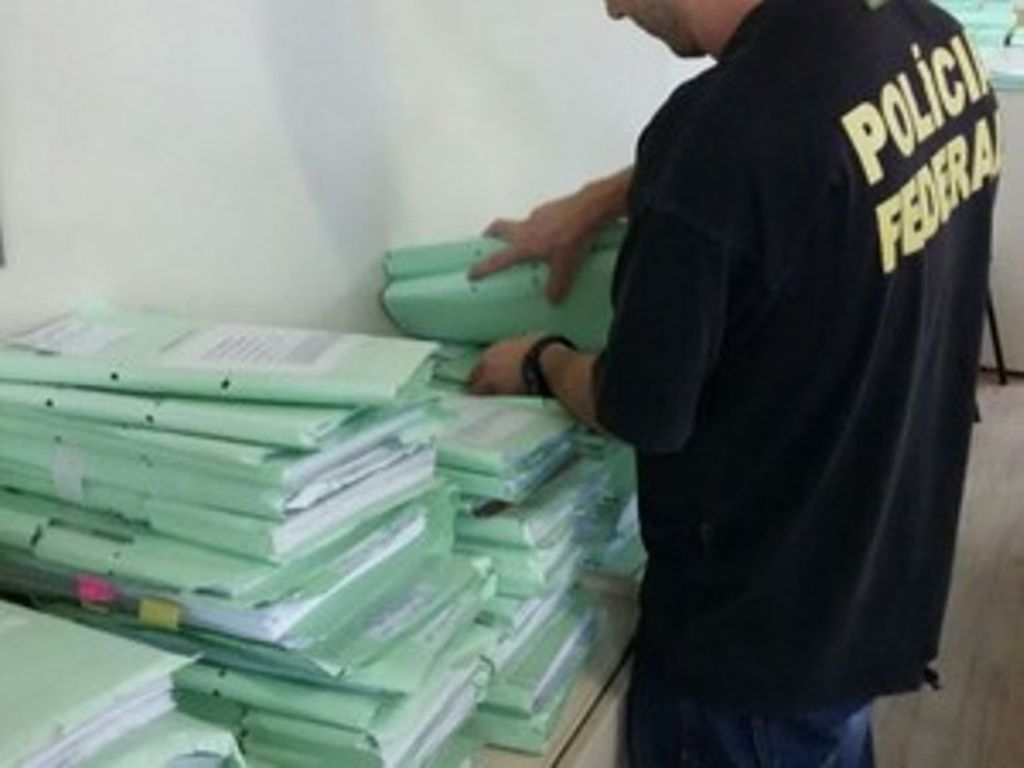 Operação Ave de Rapina – Polícia Federal recolheu documentos em empresa de Joaçaba