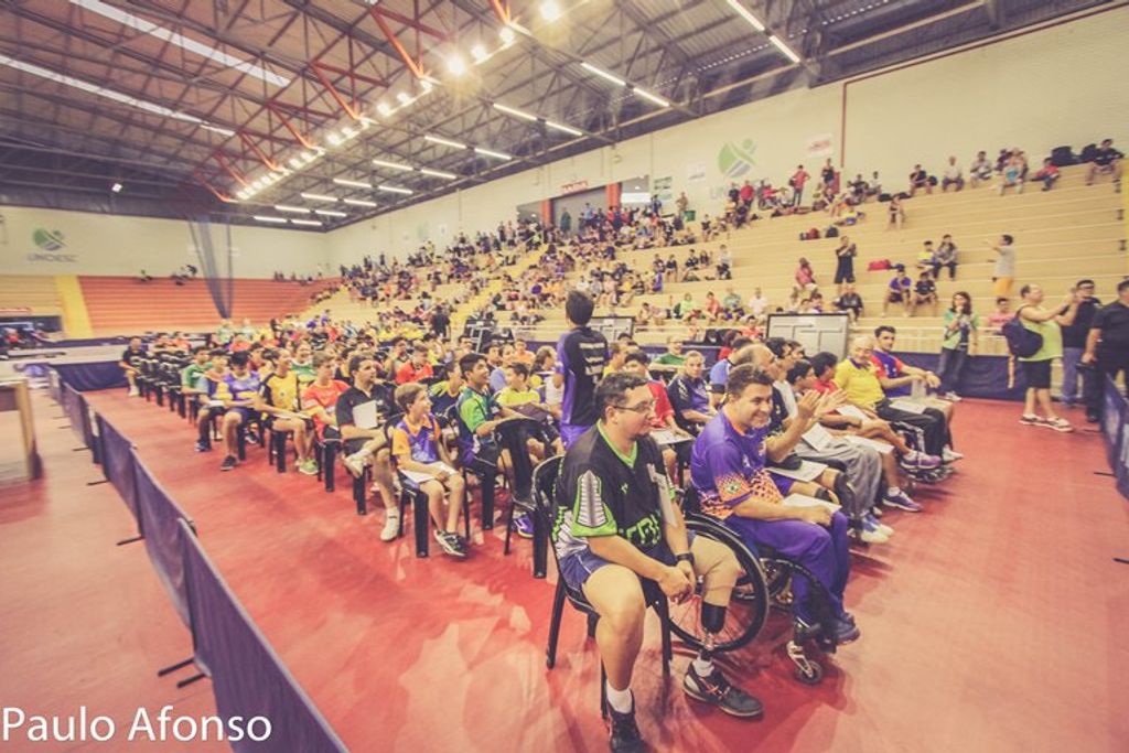 Confederação Brasileira de Tênis de Mesa comemora evento realizado em Joaçaba
