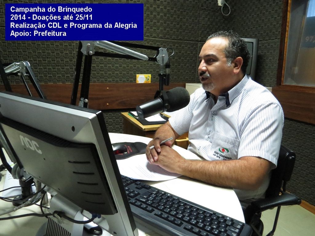 CDL e Programa da Alegria lançam campanha para arrecadar brinquedos