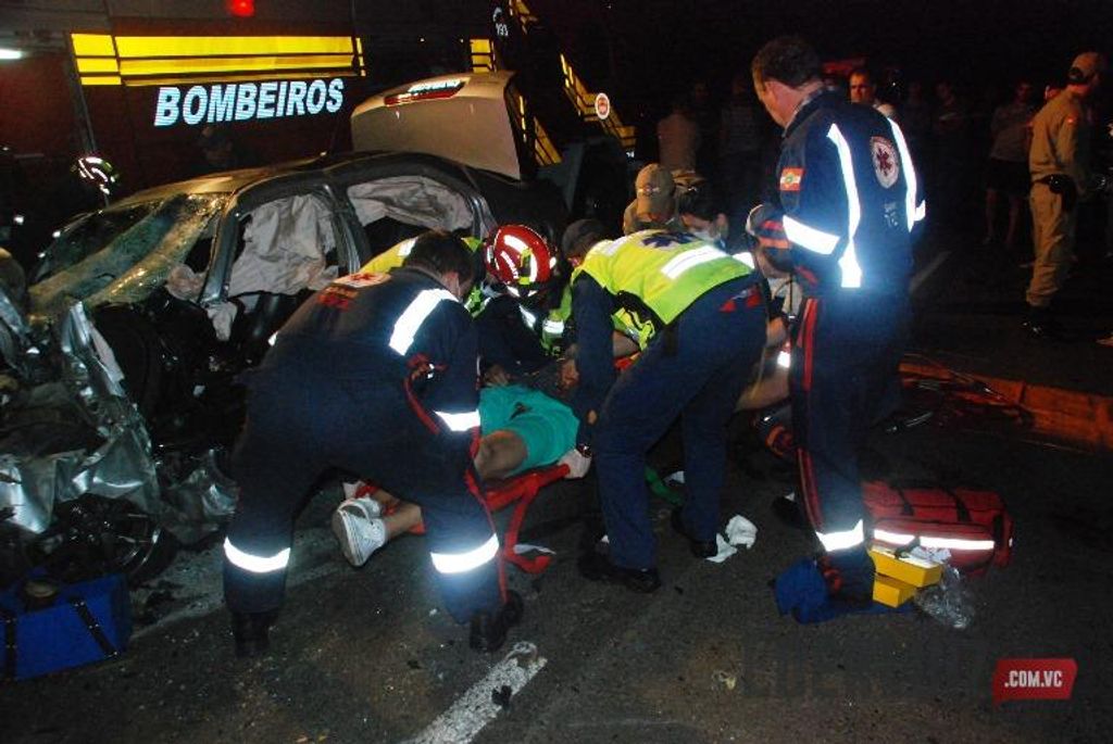 Tragédia na BR-282 – Grave acidente mata 4 pessoas em Joaçaba
