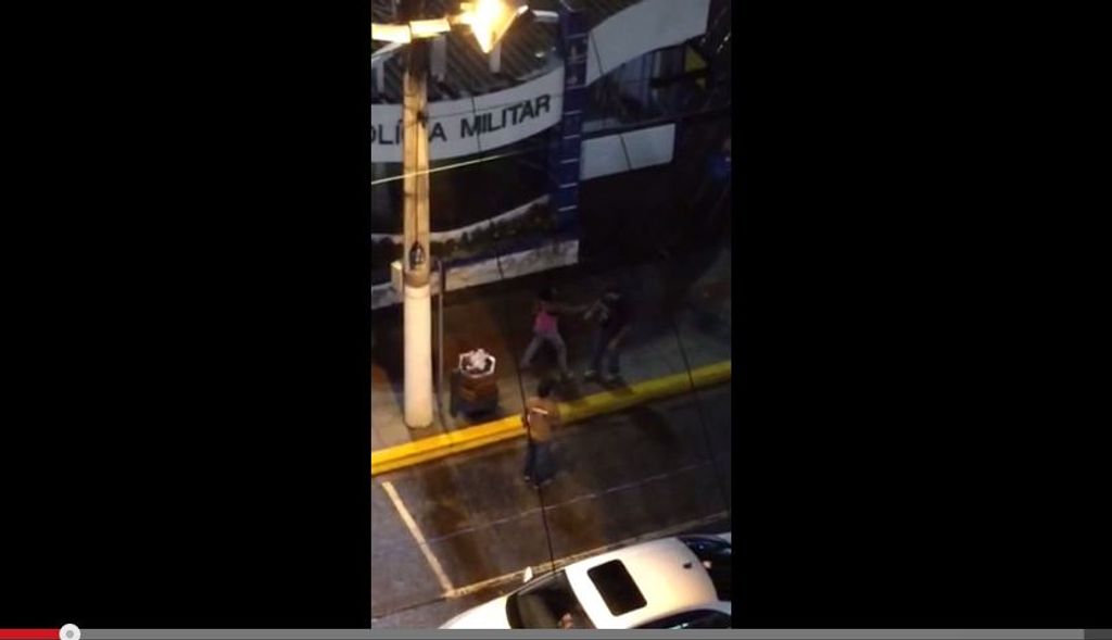 Assista – Briga no Centro mobiliza a PM