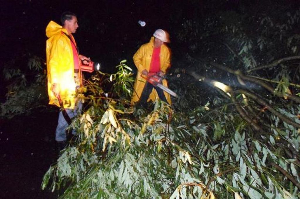 Temporal atinge Concórdia e causa destelhamentos e falta de luz