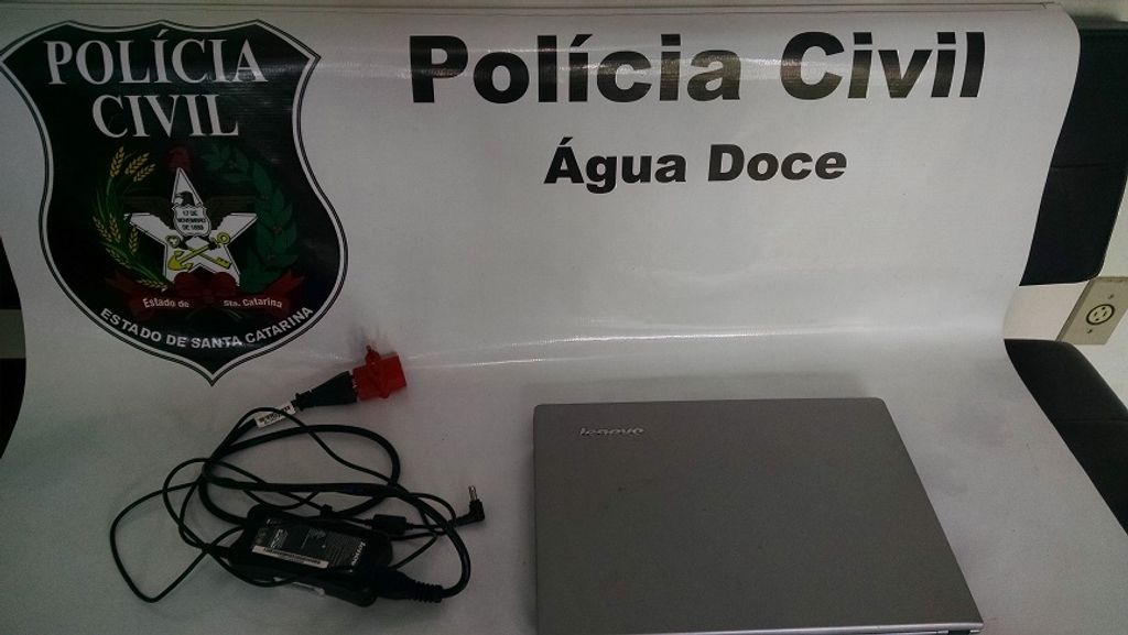 Em menos de 24 horas, Polícia Civil de Água Doce recupera notebook e indicia ladrão