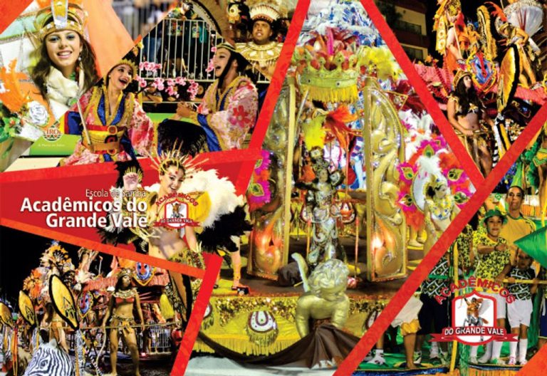 Carnaval de Joaçaba em cartões postais