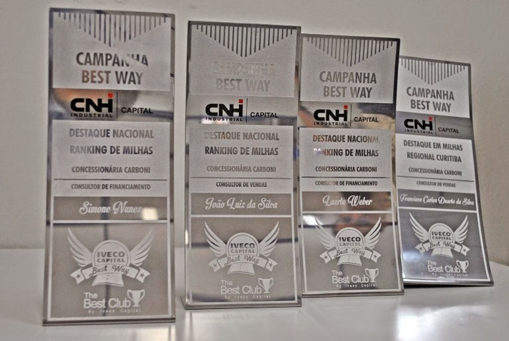 Carboni recebe premio da Campanha ‘Best Way’ Iveco por destaque de vendas