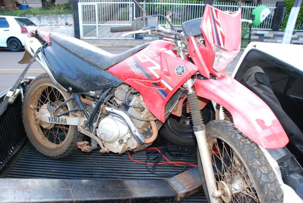 PM encontra motocicleta furtada em Joaçaba