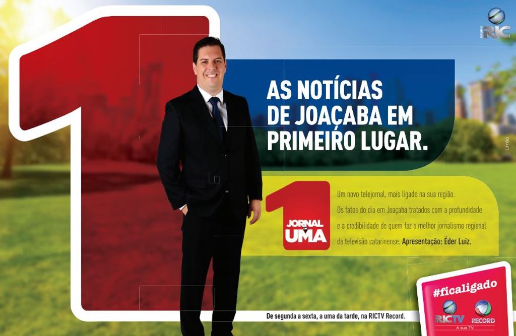 Jornal da Uma passa a ser apresentado direto de Joaçaba pela RICTV Record