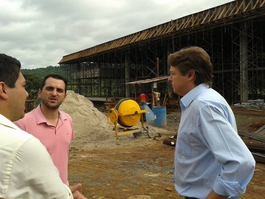 Ritmo forte em obras do Polo de Inovação