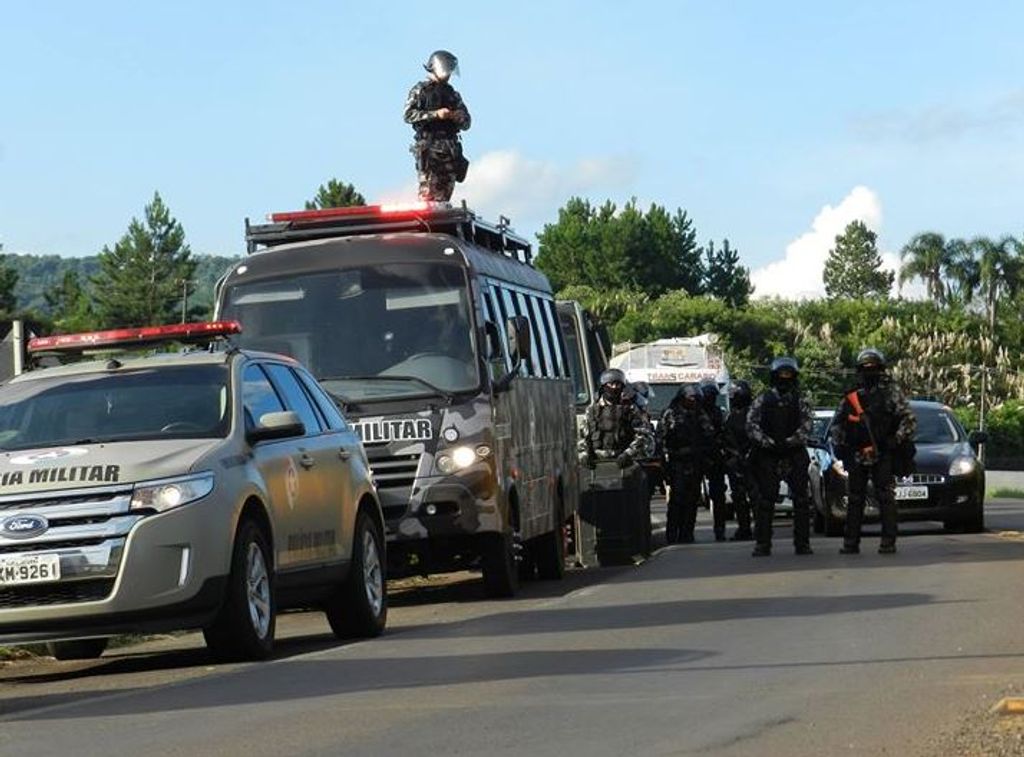 Bloqueios na BR-153 em Irani são desfeitos