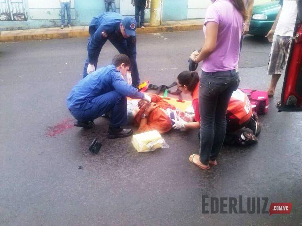 Idoso é atropelado na faixa de pedestres em Herval