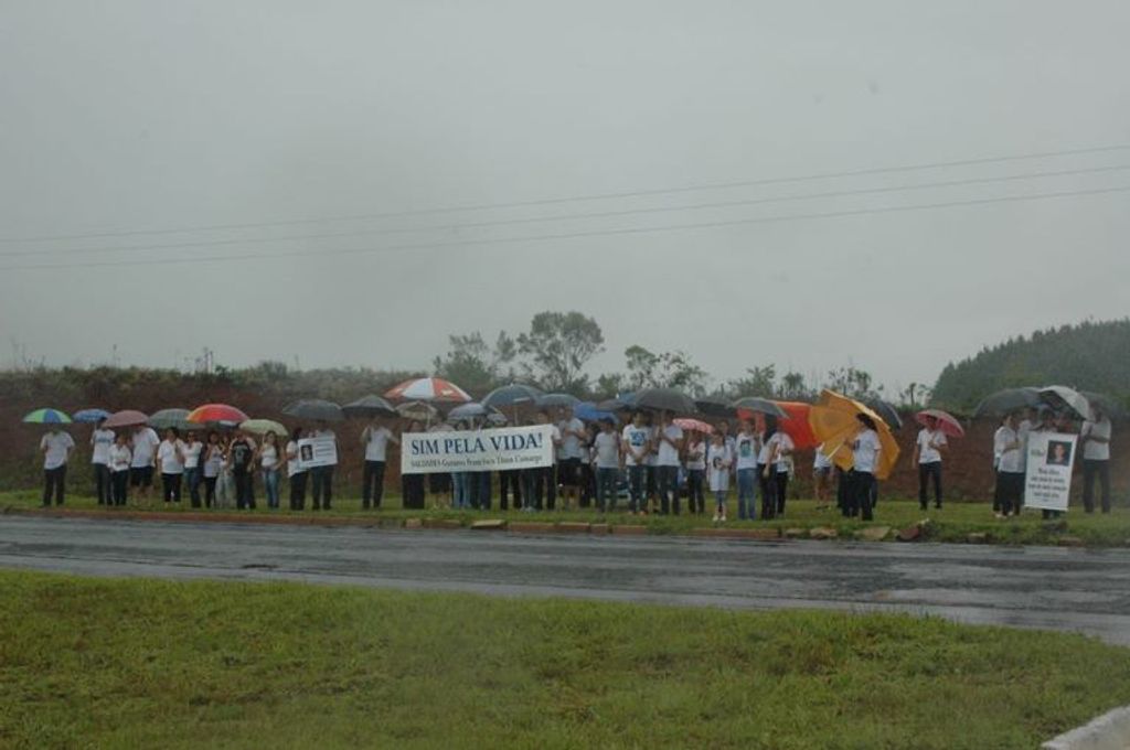 Emoção marca “Ato pela Vida” em Campos Novos