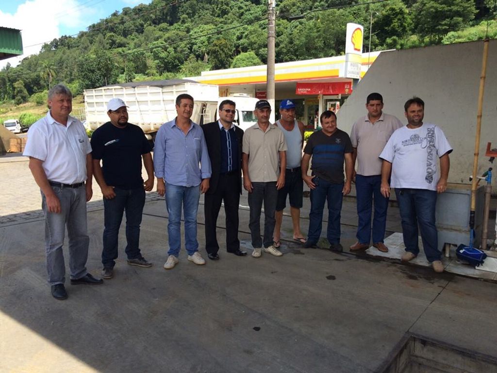 Caminhoneiros que estavam em Brasília/DF chegam em Joaçaba