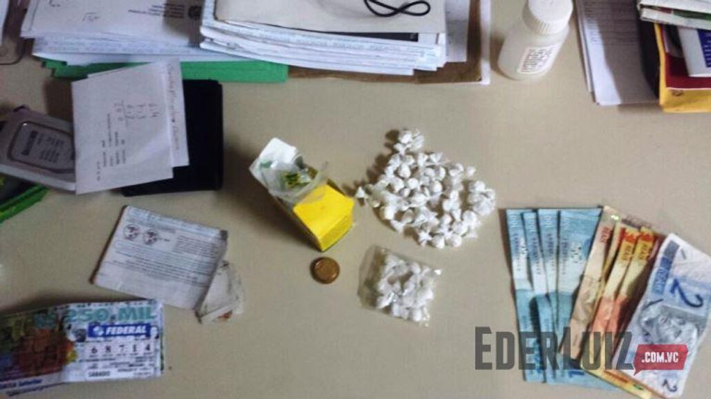 Polícia prende pai e apreende filho menor com cocaína