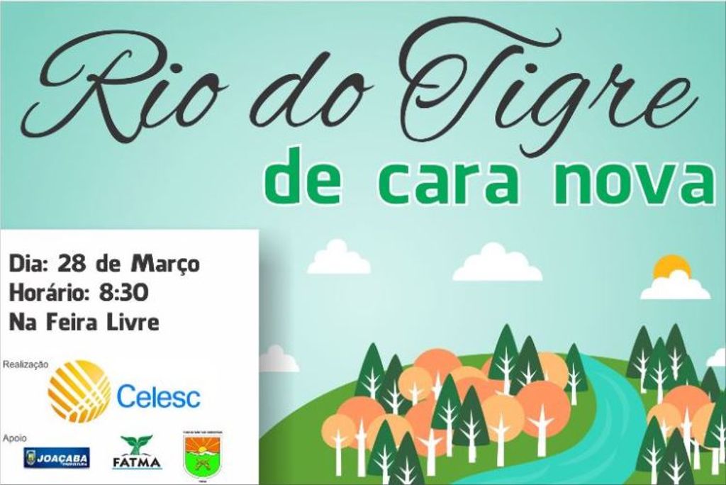 Ação de limpeza do Rio do Tigre acontece neste sábado, 28