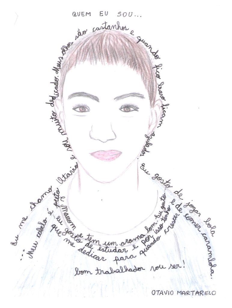 Poesia no papel e no rosto – Alunos mostram criatividade em verso e prosa