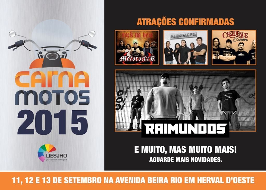 CarnaMotos 2015 – Organização apresenta primeiras atrações confirmadas