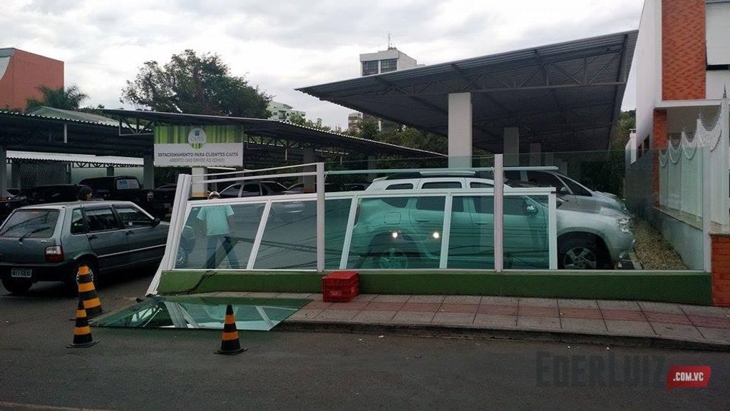 Acidente com atropelamento no centro de Joaçaba