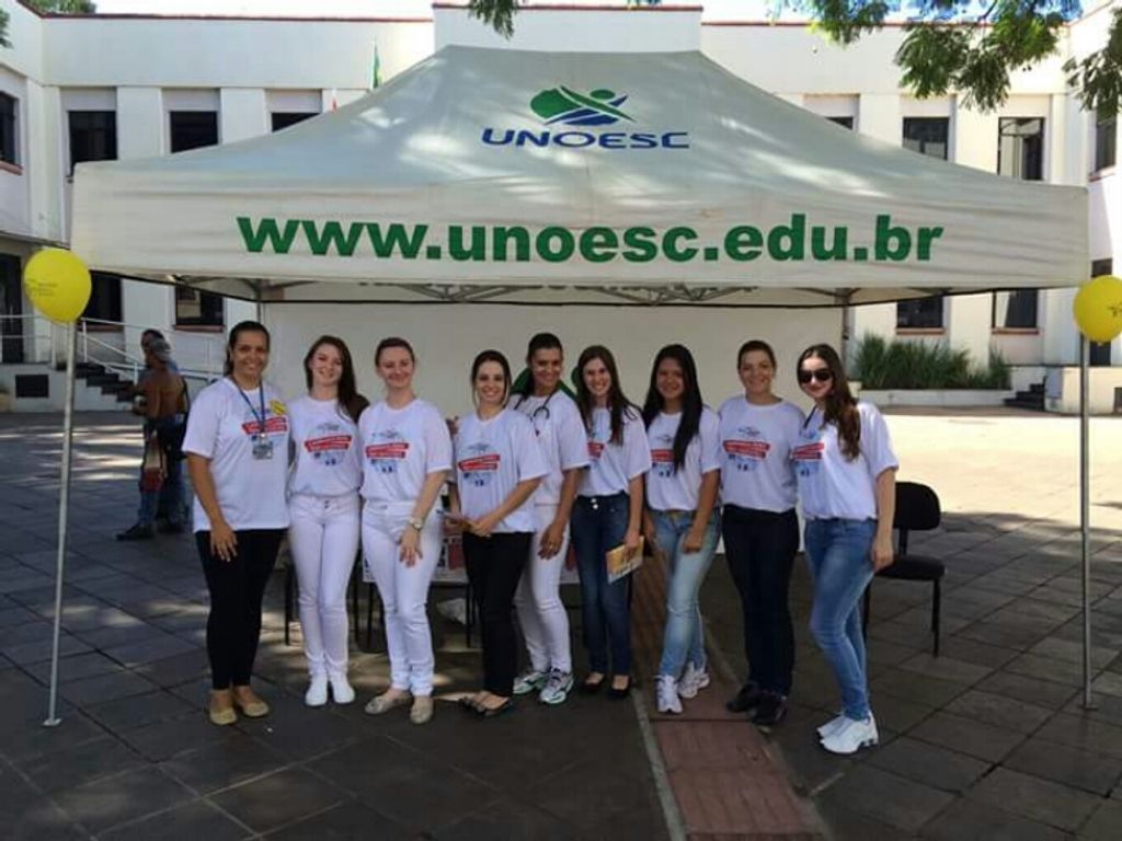 Curso de Enfermagem da Unoesc realizou ação de conscientização em Joaçaba