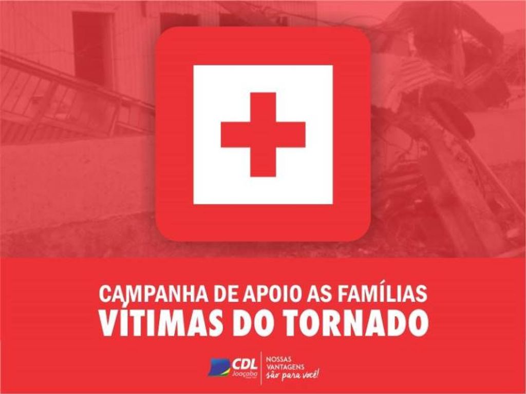 CDL/Joaçaba lança campanha para arrecadar donativos para vítimas do tornado em Xanxerê