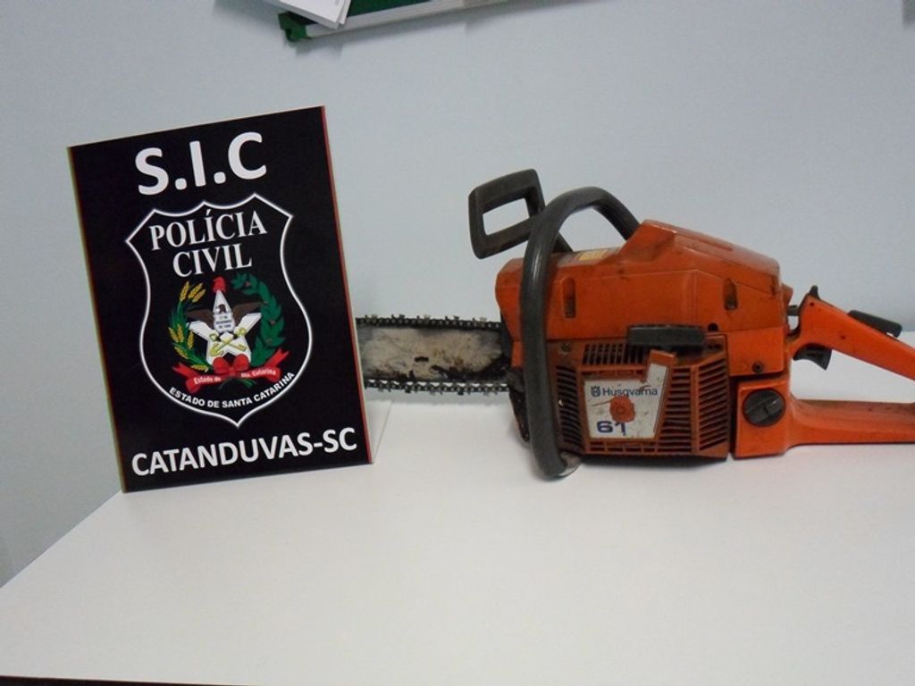 Polícia Civil de Catanduvas recupera motosserra furtada