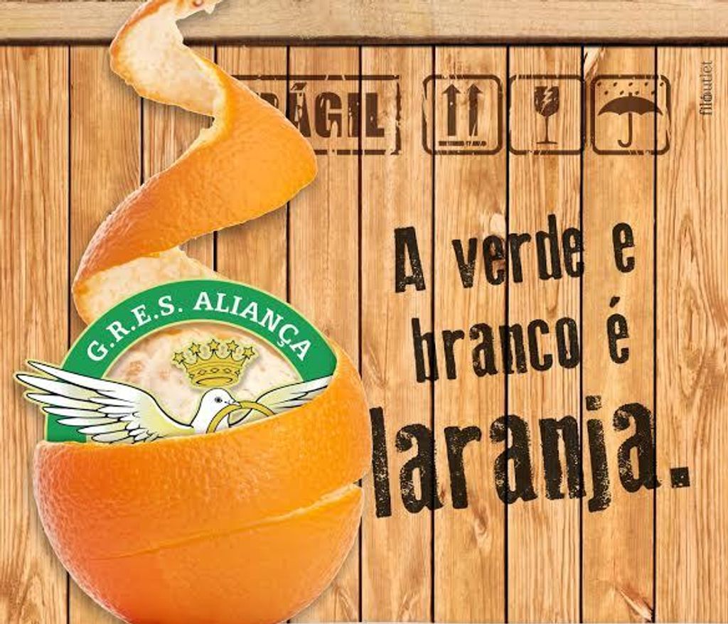 Laranja será o tema da Escola de Samba Aliança em 2016