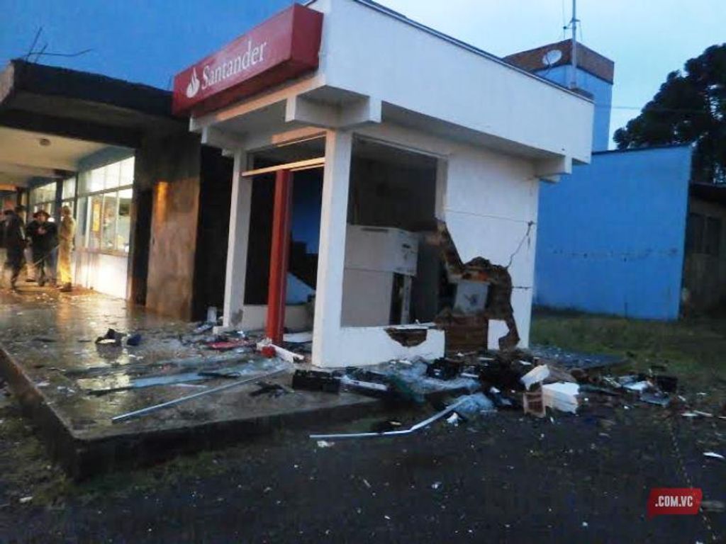 Localizado um dos veículos utilizado em Irani pelos assaltantes de bancos
