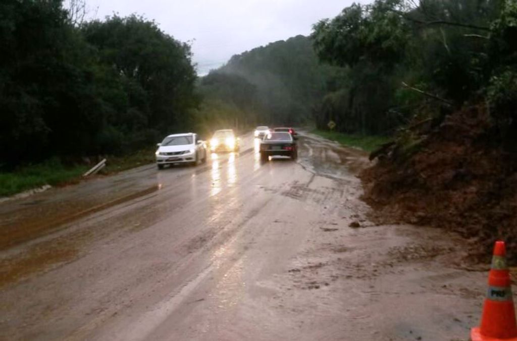 BR-282 é liberada entre Herval d´Oeste e Erval Velho
